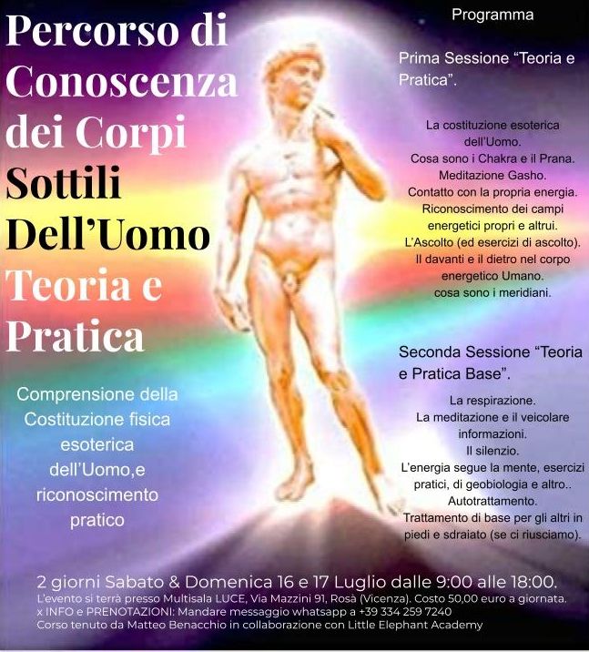 Corso: Corso Corpi Sottili 19 20 Novembre Treviso